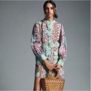 KACHEL BUTTONDOWN MINI DRESS NWT size Small